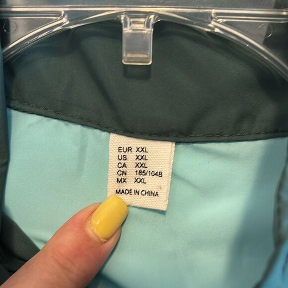 SweatyRocks Zip Up Color Block Lightweight Patchwork Windbreaker XXL - Picture 2 of 9